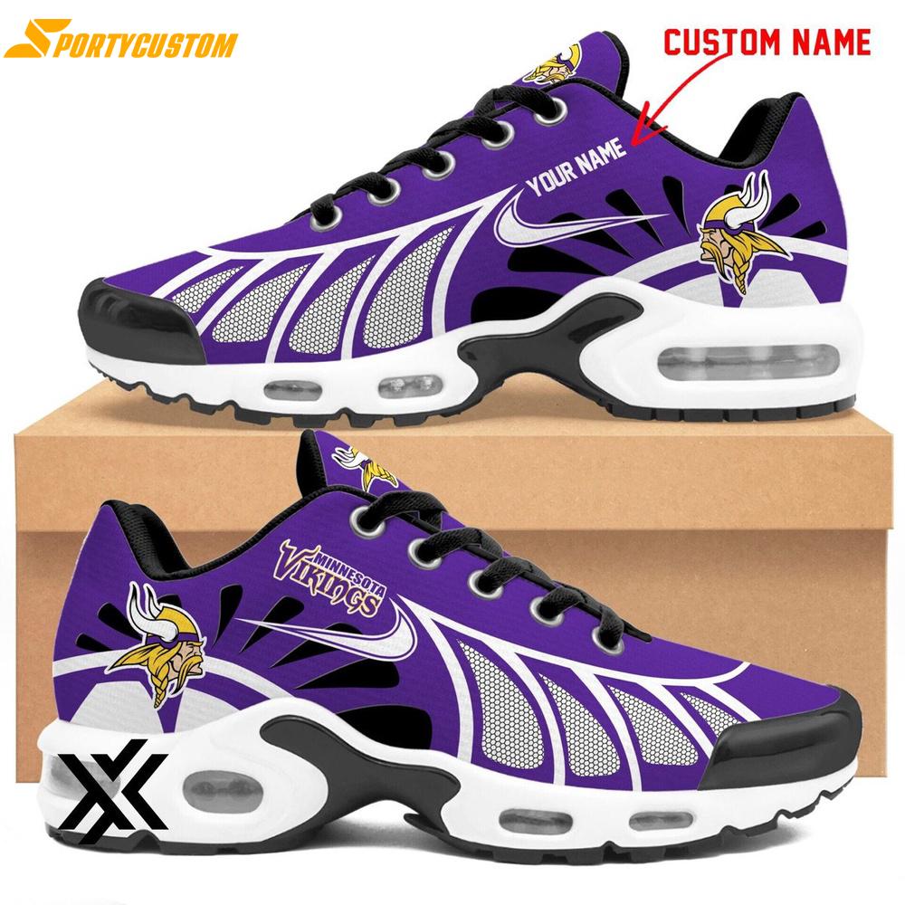 Custom Name Minnesota Vikings Air Max Plus Shoes For Fans