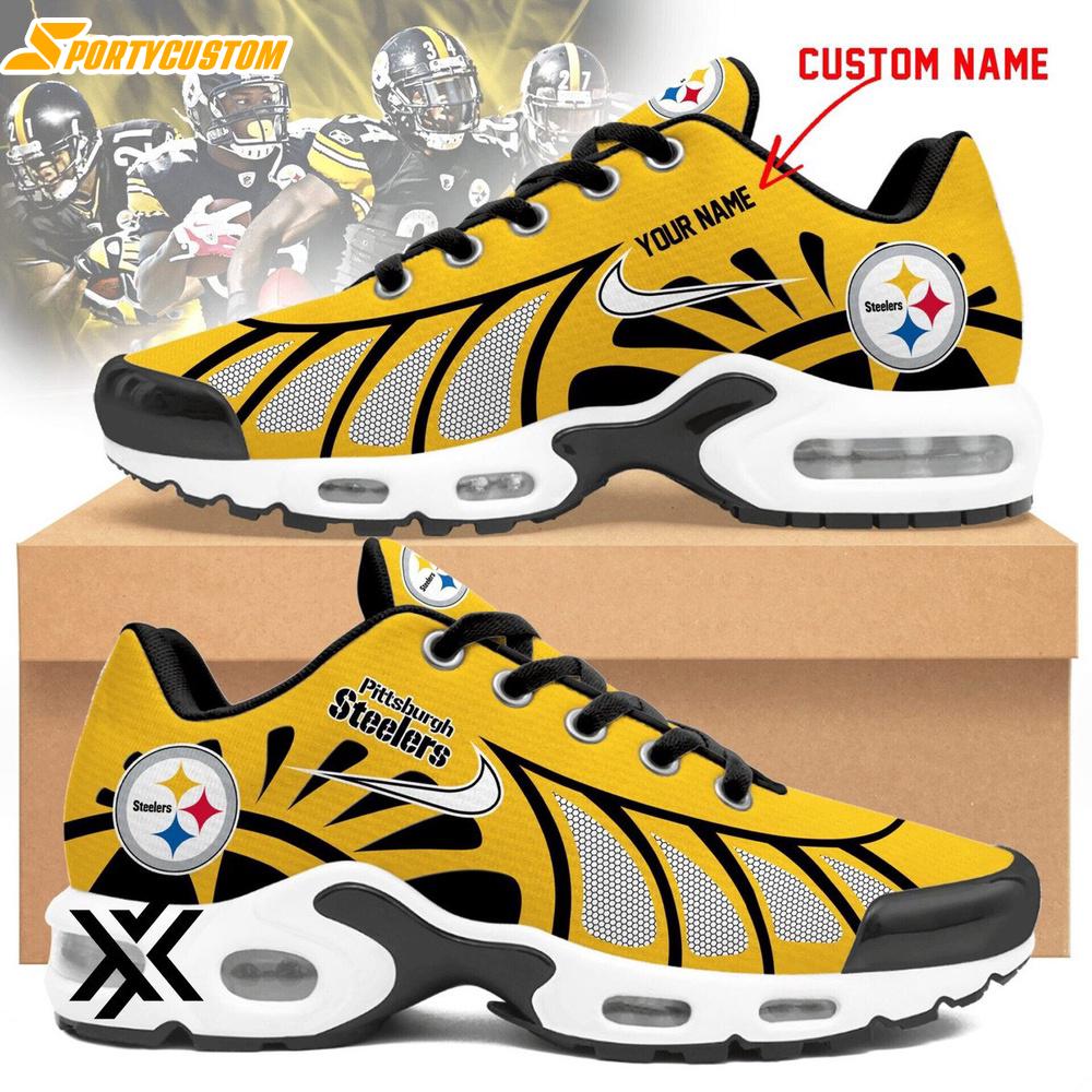 Custom Name Pittsburgh Steelers Air Max Plus Shoes For Fans