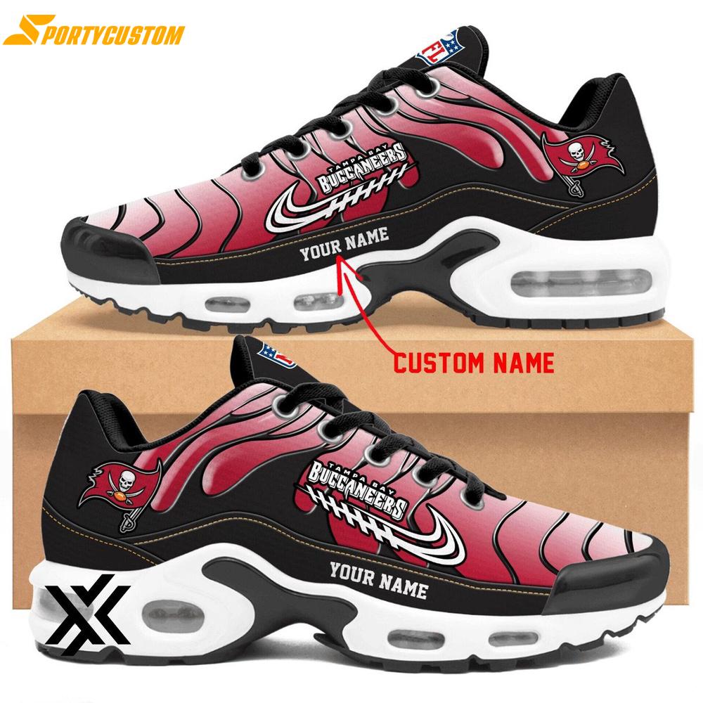 Custom Name Tampa Bay Buccaneers Team Air Max Plus Shoes For Fans