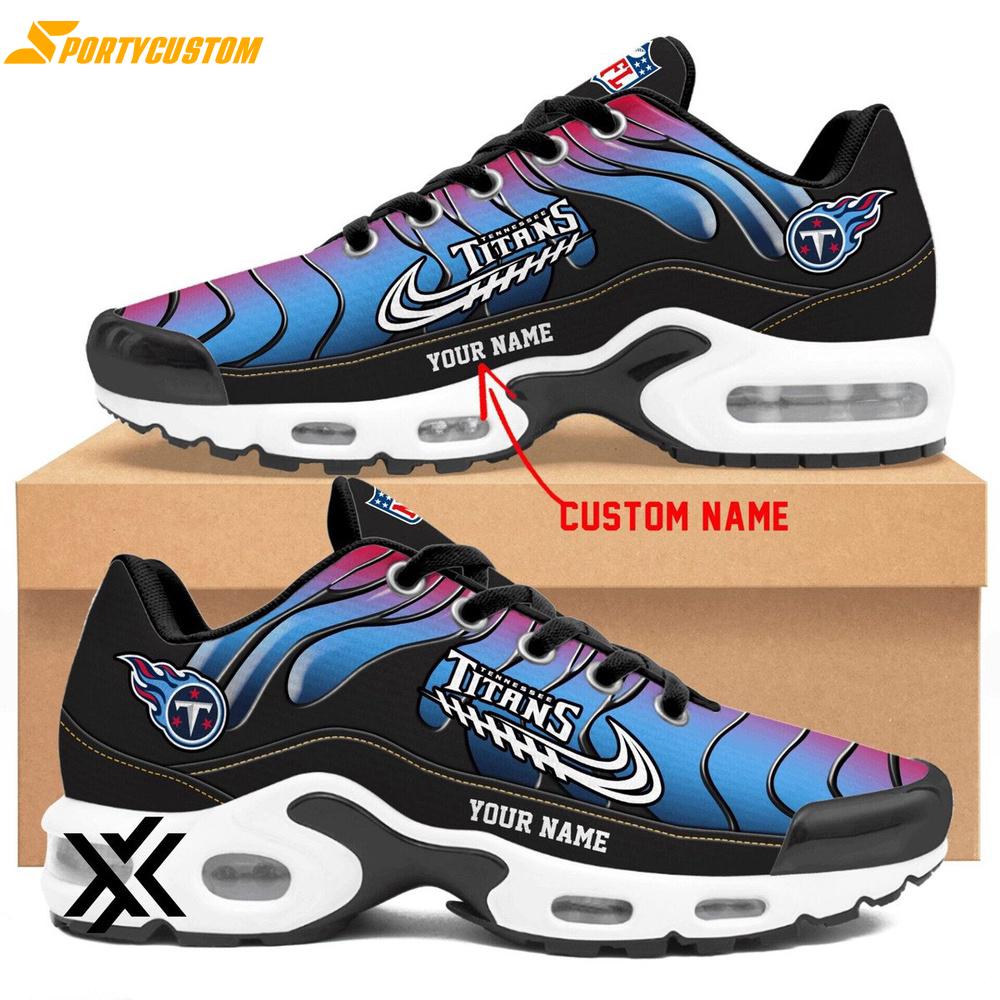Custom Name Tennessee Titans Team Air Max Plus Shoes For Fans
