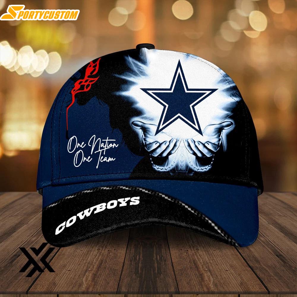 Dallas Cowboys One Nation One Team Classic Baseball Cap For Fans
