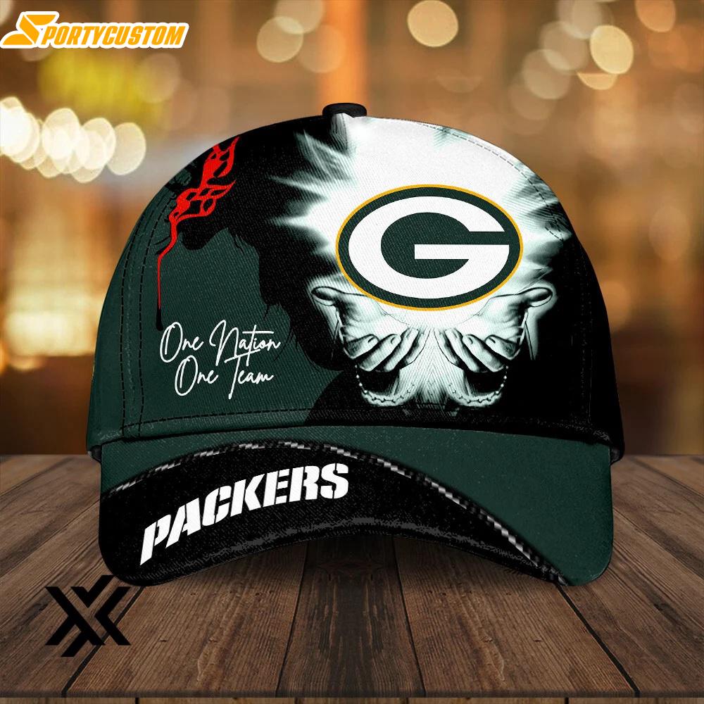 Green Bay Packers One Nation One Team Classic Baseball Cap For Fans