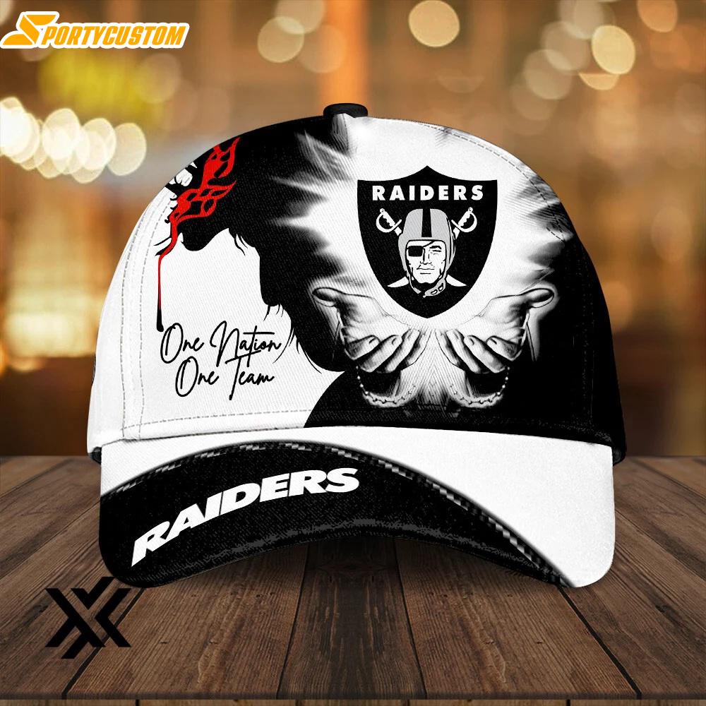Las Vegas Raiders One Nation One Team Classic Baseball Cap For Fans