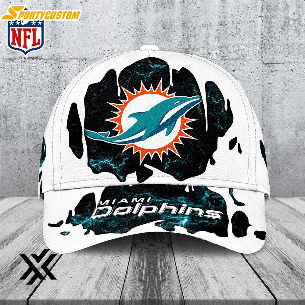 Miami Dolphins Team Sport Classic Baseball Cap For Fans