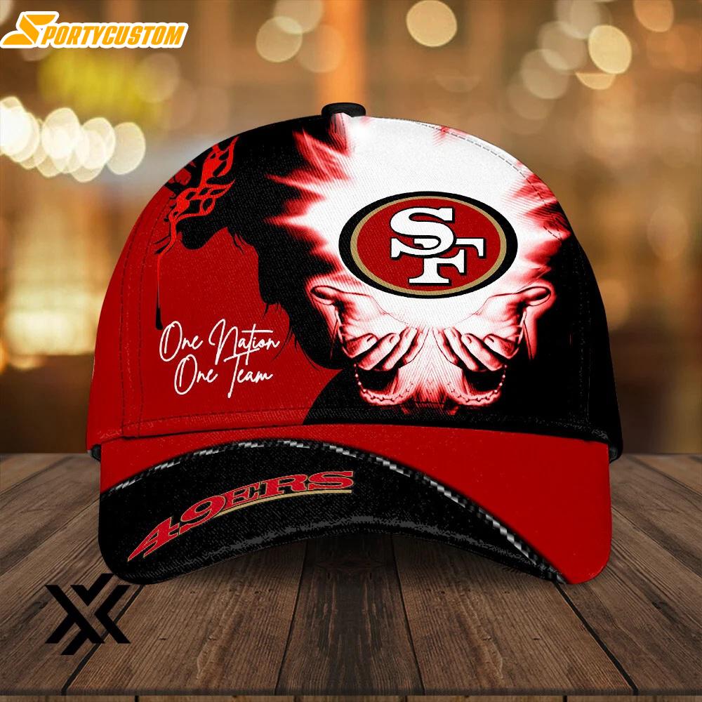 San Francisco 49ers One Nation One Team Classic Baseball Cap For Fans