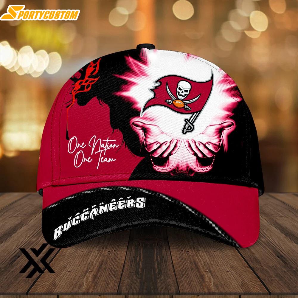 Tampa Bay Buccaneers One Nation One Team Classic Baseball Cap For Fans