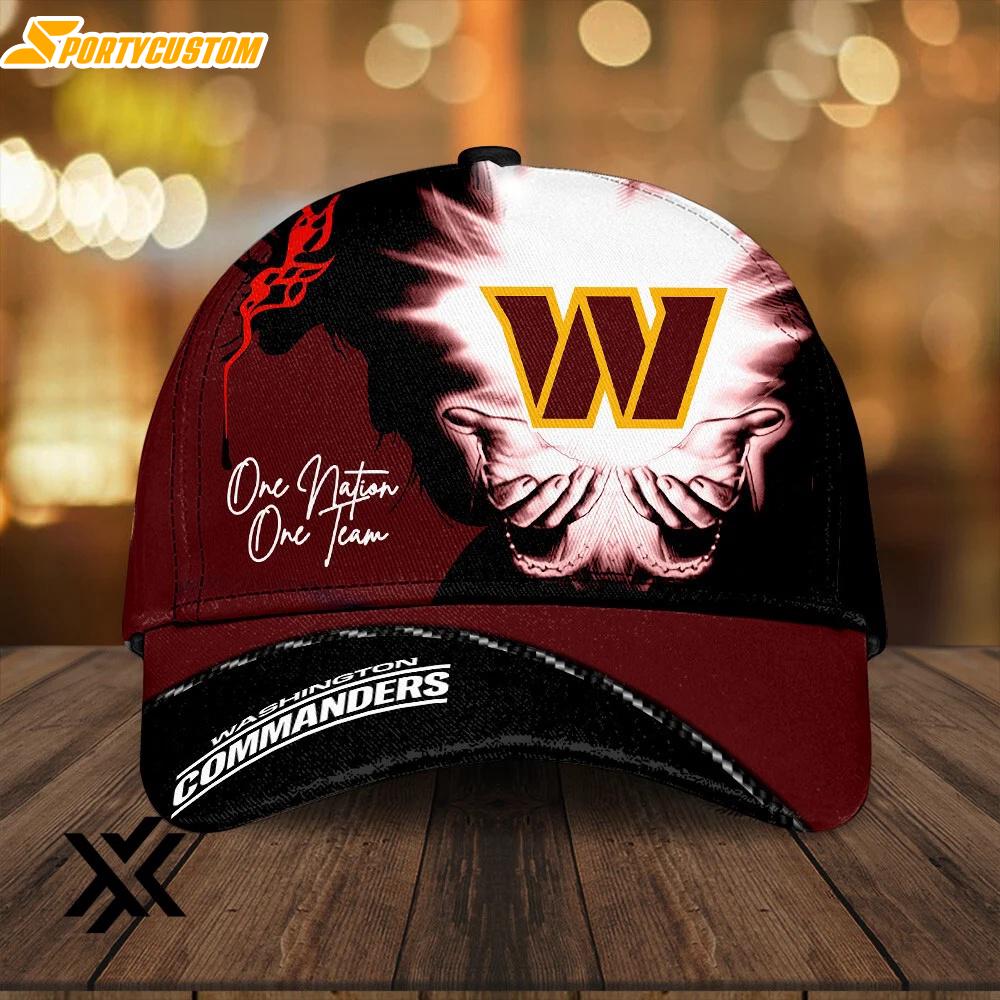 Washington Commanders One Nation One Team Classic Baseball Cap For Fans