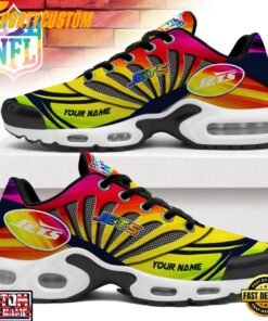 Custom Name New York Jets NFL Pride Month Air Max Plus Shoes For Fans