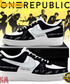 OneRepublic Official Tour 2026 Signature Black Air Force 1 Shoes
