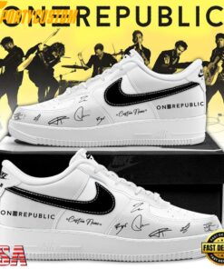 OneRepublic Official Tour 2026 Signature White Air Force 1 Shoes
