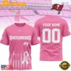 Tampa Bay Buccaneers 2026 NFL Breast Cancer Awareness Custom 3D Shirt